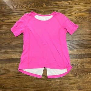 Pink Lululemon T-shirt
